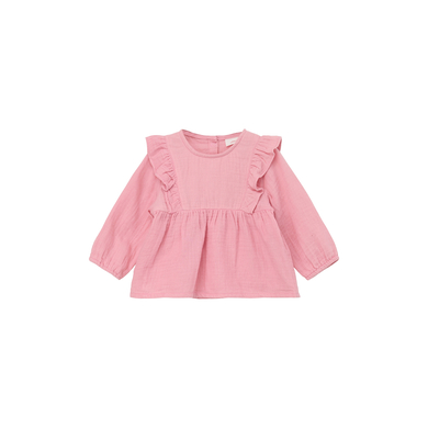 s. Olive r Blouse en mousseline rose