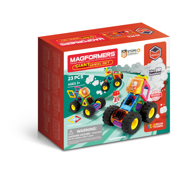 Image of MAGFORMERS® Set da gioco 23 pezzi con ruote giganti059