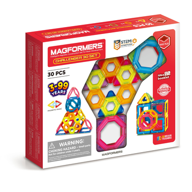 MAGFORMERS® Jeu magnétique Challenger 30 pièces
