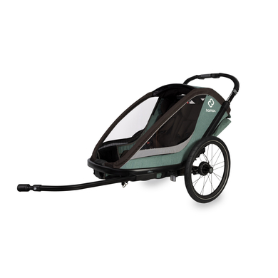 Levně hamax Cocoon vozík za kolo s nastavitelnou polohou na spaní green / black