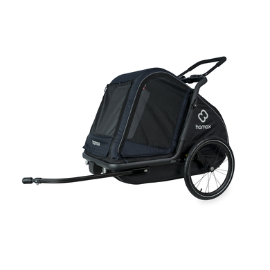 hamax Remorque de vélo pour chien Pluto L navy blue/black