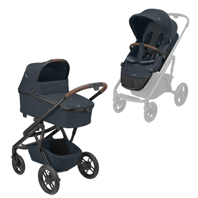MAXI COSI Poussette duo combinée 2en1 Lila XP Plus Essential Graphite