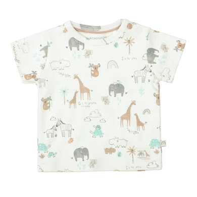 Staccato T-shirt varm white mönstrad