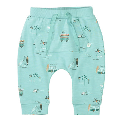 STACCATO Pantalon water blue à motifs