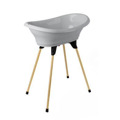Thermobaby® Set de bain baignoire bébé Vasco PP, gris charme