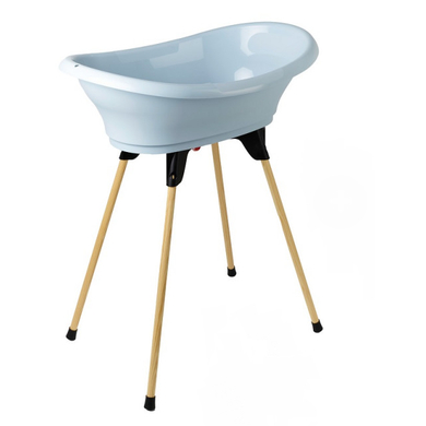 Thermobaby® Set de bain baignoire bébé Vasco PP, fleur bleue