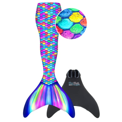 XTREM Toys and Sports Fin Fun Rainbow, Youth L/XL (140-164)