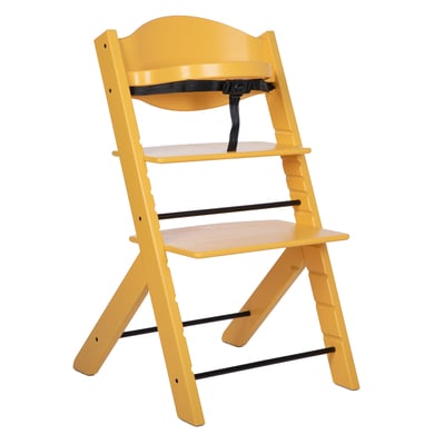 Treppy® Chaise haute enfant évolutive bois Warm Yellow