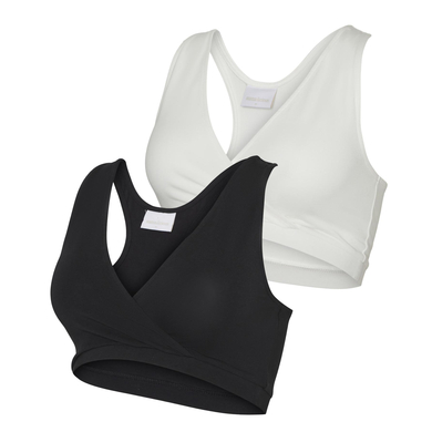Mama;licious mamalicious Verpleegbeha MLHELENE 2-pack Black / Snow White