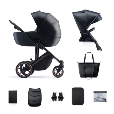 Image of Kinderkraft Passeggino combinato PRIME 2 2 in 1 Venezian nero059