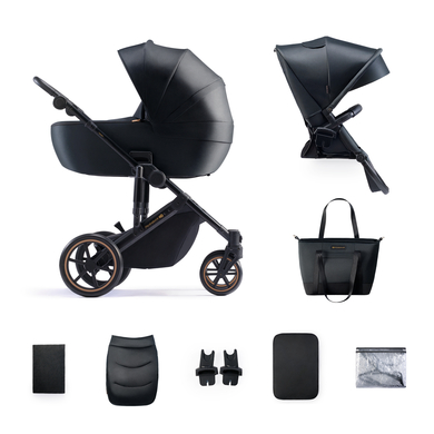 Kinderkraft Poussette duo combinée 2en1 PRIME 2 Venezian Black