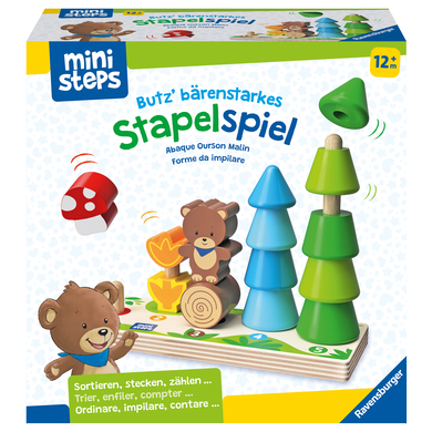 Levně Ravensburger mini steps Â® Butz' strong as a bear stacking game