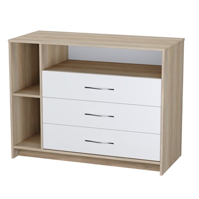 Polini Kids Cassettiera Simple 2110, olmo/bianco