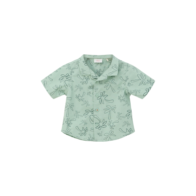 Image of s. Oliver Camicia a maniche corte, palme/verde059