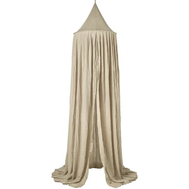 MEYCO Ciel de lit enfant uni Taupe 240 cm
