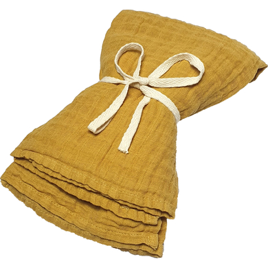 Hütte Panni in mussola, 3 pezzi, giallo