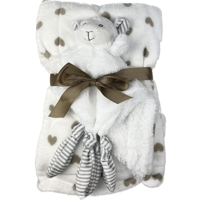 Coperta Cottage Baby Set con scialle Snuffle