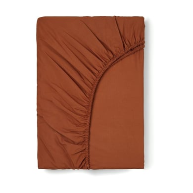 nuuroo Drap de lit enfant Arden Caramel Café 70x160 cm