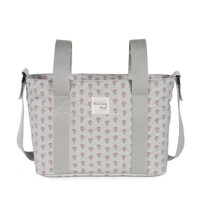 Walking Mum Borsa fasciatoio Crossybody Indian Lotus grey