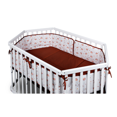 tiSsi® Matelas de parc bébé arc-en-ciel 80x140 cm