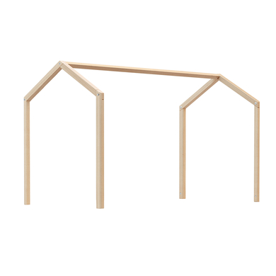 AT4 Piano in legno per culla CONFORT laccato faggio 60 x 120 cm