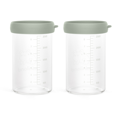 miniland Kit de récipients alimentaires ecosized frog 250ml