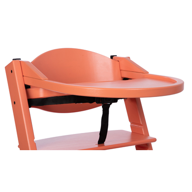 Treppy® Tablette de chaise haute enfant bois Pastel Red