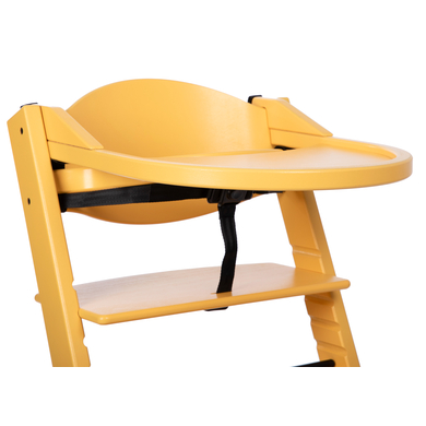 Treppy® Tablette de chaise haute enfant bois Warm Yellow