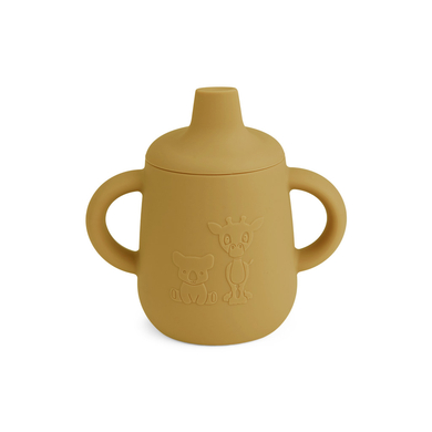 nuuroo Tasse à bec enfant Aiko silicone Dusty yellow 140 ml