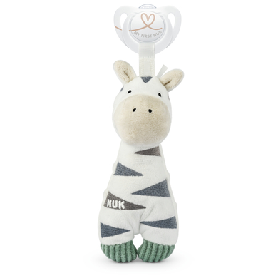 NUK Peluche Little Amico Zebra con ciuccio