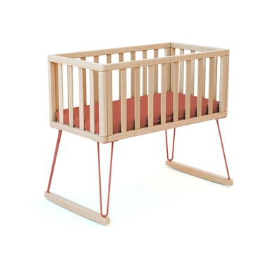 jurababy cuna solo 40 x 80 cm retro haya terracota