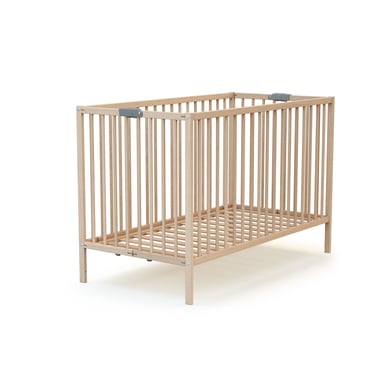 webaby cuna plegable madera sin tratar 60 x 120 cm