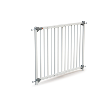 Levně WEBABY Bezpečnostní brána buk bílá 73-110 cm