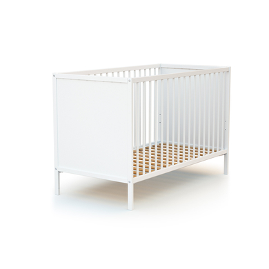 WEBABY Lettino Renard con pannelli bianchi 60 x 120 cm