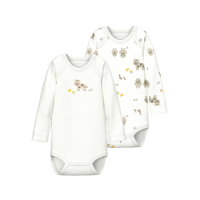 name it Body manches longues pack de 2 B right White