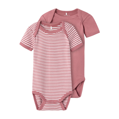name it Body manches courtes pack de 2 Mesa Rose