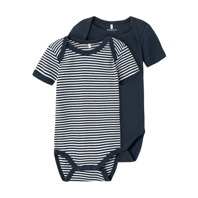 name it Body manches courtes pack de 2 Dark Sapphire