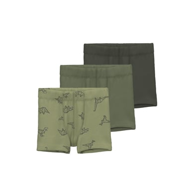 Levně name it Boxerky shorts 3-pack Sage