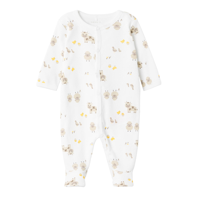 name it Combinaison de sommeil ferme Animals B right White