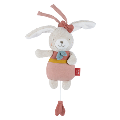 fehn® Peluche musicale mini lapin fehnNATUR