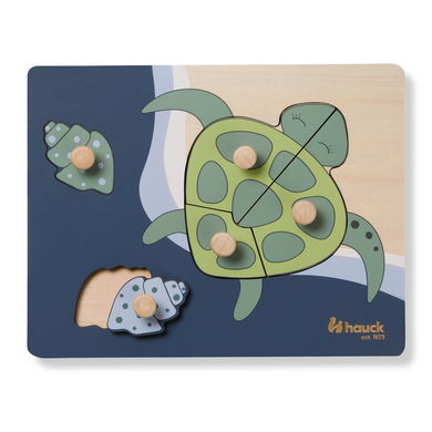 hauck Puzzle à enficher Puzzle N Sort tortue bois