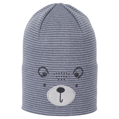 Image of Sterntaler Slouch Beanie Bear blu melange059