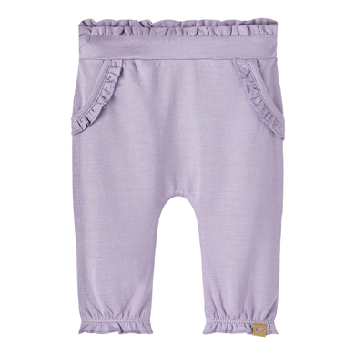 name it Pantalon Nbfkinaya Lavender Gray