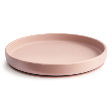 mushie Piatto in silicone Classic con ventosa Blush