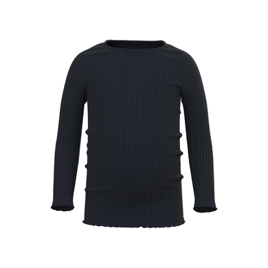 name it Långärmad skjorta Nmfvemma Dark Sapphire