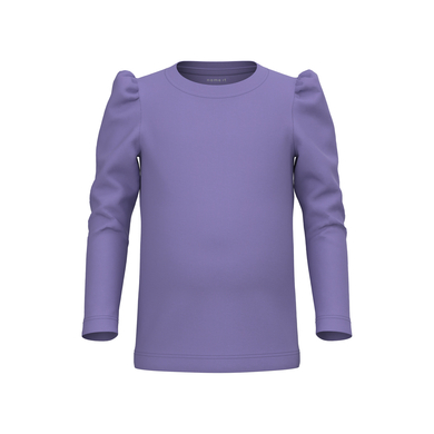 name it Långärmad skjorta Nmflilde Aster Purple