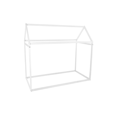 kindsgard Lettino montessori a forma di casa - hjemly 70 x 140 cm bianco