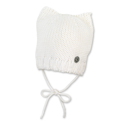 Image of Sterntaler Cappello a maglia con orecchie di gatto, ecru059