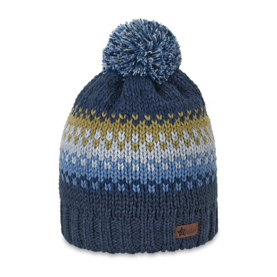 Image of Sterntaler Cappello a maglia con pon pon, marine059