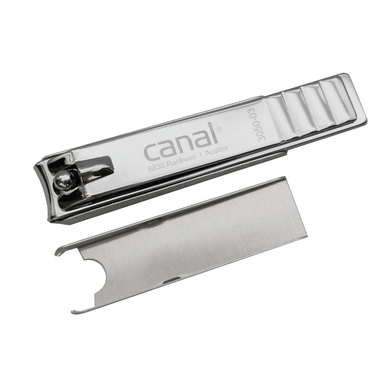 Levně canal® Nůžky na nehty se sběrným zásobníkem poniklované 8 cm